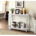 thumbnail image 2 of Pemberly Row Table Console Transitionnel, Fini Bois Blanc, 2 of 4