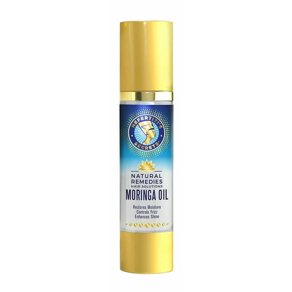 Nefertiti’s Secrets Natural Moringa Oil | Moringa Seed Oil 100% Pure | Rejuvenate & Moisturize Hair & Skin | 1.7 Oz / 50 mL