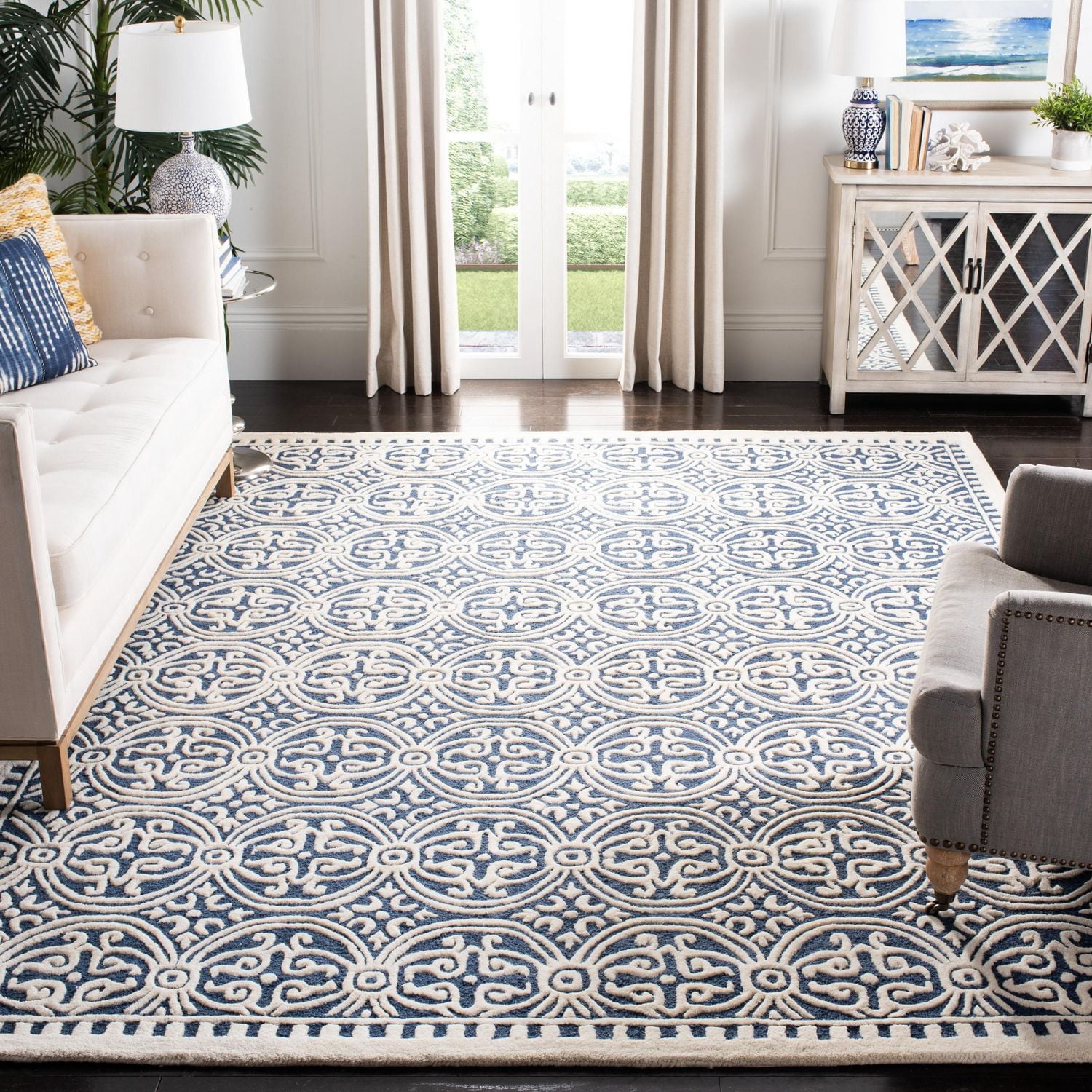 SAFAVIEH Cambridge Leslie Geometric Area Rug