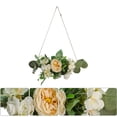 thumbnail image 3 of Vaidha Artificial Flower Decoration Style Decorative Flower Wreath Wall Pendant, 3 of 6