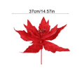 thumbnail image 3 of indoor christmas tree 1Pcs Christmas Tree Decoration Simulation Flower - Cloth Material Simulation Flower - Wedding/Party/Hall Scene Decoration - Holiday Gift outside christmas decorations, 3 of 6
