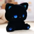 thumbnail image 2 of Chanana Black Cat Stuffed Animal, Cute Soft Cozy Pillow Plush, Black Cat Gifts for Adult Kids, 2 of 4