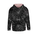 thumbnail image 4 of Penkiiy Chandails à Capuchon pour Hommes Liquidation Mode Décontractée Halloween Chandails en Molleton à Capuche Col Rond Imprimé Chandail Manches Longues Hauts Chandail en Molleton Noir y2k Chandails à Capuchon Hommes, 4 of 6