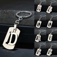 thumbnail image 1 of Porte-clés Multifonction Lustre Brillant Surface Lisse Réutilisable DIY Acier Inoxydable Lettres A-Z Femmes Hommes Porte-Clés pour Portefeuille, 1 of 7