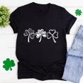 thumbnail image 5 of Birdeem T-Shirt Décontracté pour Femmes à Imprimé de la Saint-Patrick, Chandail à Manches Courtes, Hauts, Chemise, 5 of 5
