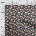 thumbnail image 2 of oneOone Tissu Popeline de Coton Bleu Matériel de Robe Florale Tissu Imprimé Tissu au Mètre 42 Pouces de Large, 2 of 4