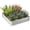 Silver, variant on 4' x 4' x 1' Raised Garden Bed Galvanized Steel Planter Box Silver