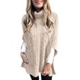 thumbnail image 2 of IMENGL Long sleeves plus size sweater dress, Beige 2XL, Size M-2XL, 2 of 5