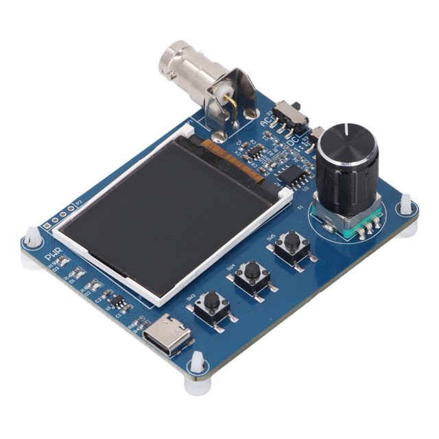 Oscilloscope de Poche Portatif, Résolution 10 Bits Oscilloscope Simple Écran LCD 1.8 Pouces pour Mesure de Formes d'Ondes