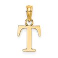 thumbnail image 1 of Diamond2Deal 14K Pendentif Initiale Lettre T en Or Jaune pour Femmes, 1 of 6