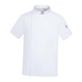 thumbnail image 2 of TISHITA Chef Coat Jacket Breathable Waiter Waitress Clothing Executive Short Sleeve Chef 4XL, 2 of 8