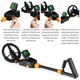 thumbnail image 4 of LNGOOR Metal Detector for Kids High Accuracy Adjustable Metal Detector with LCD Display Waterproof Search Coil, 4 of 10