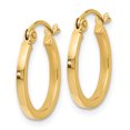 thumbnail image 2 of Leslie's 14K Polished Hoop Earrings 27W, 2 of 2