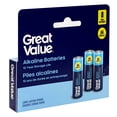 thumbnail image 2 of Great Value AA LR6/1.5 V Alkaline Batteries 8 Pack, 2 of 4