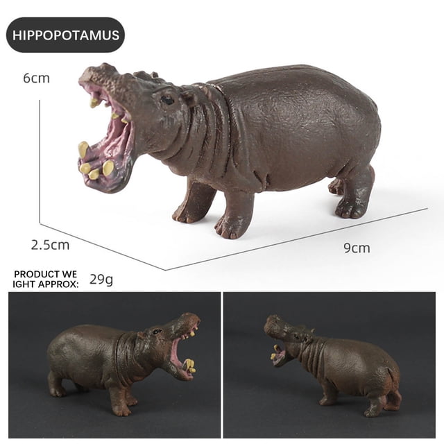 Vaidha Ensemble de Jouets de Simulation d'Animaux Sauvages pour Enfants Décoration 12 Choix Modèle