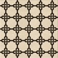 thumbnail image 1 of Ahgly Company Tapis d'Intérieur Lavable en Machine Carré Transitionnel Marron Café, 8 Pieds Carré, 1 of 7