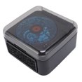 thumbnail image 1 of Wireless  Speaker, Small Record Player Night Light USB Rechargeable Desktop Wave Speaker for Bedroom Party, 1 of 7
