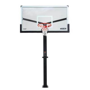 LIFETIME - Panier de basket Mammouth à boulonner, panneau en verre trempé 72 po