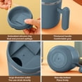 thumbnail image 4 of Tasse à Café de Voyage Tasse en Acier Inoxydable avec Couvercle et Poignée 450 ml Tasse Réutilisable à Double Isolation pour la Maison, le Bureau et le Voyage Tasses à Café Tasses de Déjeuner Tasse à Café Isolée, 4 of 6
