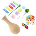 thumbnail image 4 of MasteelfCA 2 Sets Flower Craft Handmade Kit Kid Vase Art Toy DIY Activity Gift Crafts, 4 of 8