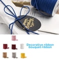 thumbnail image 3 of ziyahi 1 Roll Leather Jewelry Making Cord Portable Replacement DIY Trimmable Solid Color Tear-resistant Necklace Anklet Thread Pipe Pink Gold, 3 of 6
