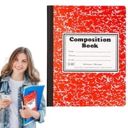 WHEANG Wide Ruled Notebook Composition Notebooks Wide Ruled Composition Book Wide Notebook PaperSewn Binding Cover Assorted Colors