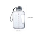 thumbnail image 3 of Large Capacity Sports Water Bottle | 1600ml Plastic Water Jug with Tea Infuser | Portable Outdoor Tote Rope Handle | Leakproof Drinking Cup for Hiking, Gym, and Travel, 3 of 9