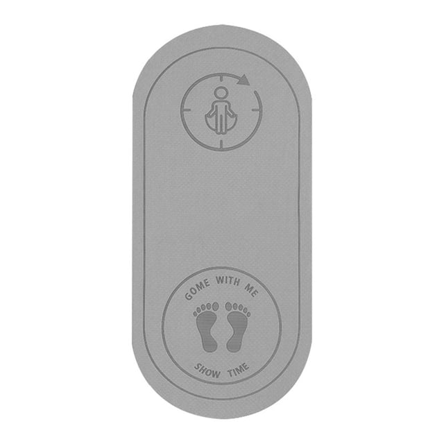 Jumping Rope Mat Exercise Mats Noise-reduction Waterproof Fitness Sporting Mat Shock Absorption Yoga Cushion Accessory Living Room Professional Gray