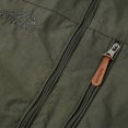 thumbnail image 4 of Mens Casual Solid Color Eiderdown Coat Outdoor Lapel Multi Pocket Puffy Hunting Jacket Trench Coat Jacket, 4 of 6