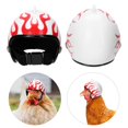 thumbnail image 1 of Chicken Helmet, Chicken Bird Toy Head Protection Helmet, With Fixed Straps For Ducks Poultry Pet, 1 of 8