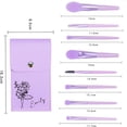 thumbnail image 3 of 8 Macaron Series Makeup Brush Set Mini Travel Friendly Beauty Tools For Application, 3 of 7