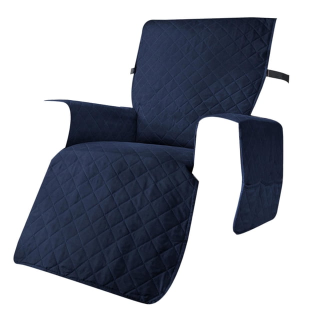 GROWTH TANK Housse de Fauteuil Inclinable Lavable Résistante Imperméable Housse de Sofa pour Bureau Maison Bleu Marine G