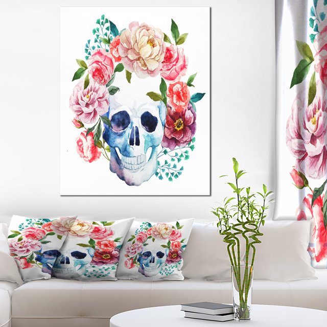 Design Art - Bouquet de Crânes Vectoriel Art