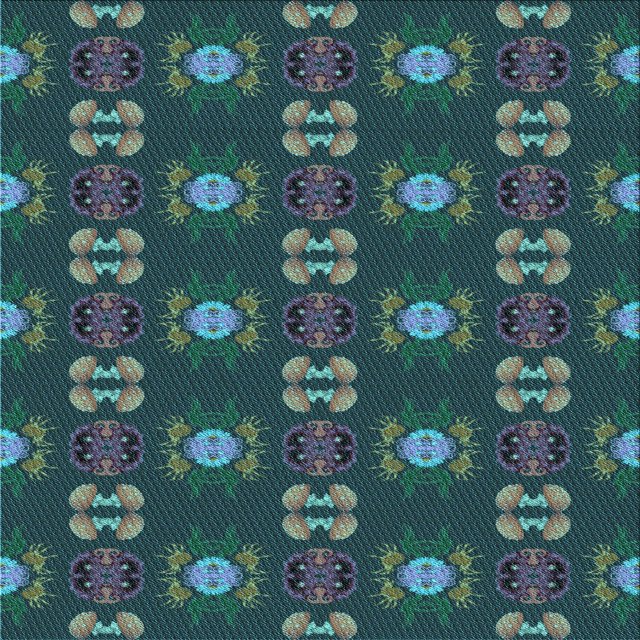 Ahgly Company Tapis d'Intérieur Lavable en Machine Carré Vert Mer Profonde, 6 Pieds Carré