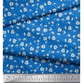 thumbnail image 2 of Soimoi Georgette Viscose Fabric Leaves & Magnolia Floral Decor Fabric Printed Yard 42 Inch Wide, 2 of 5