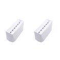 thumbnail image 4 of Ruiboury Reliable 6-Hole Tweezer Storage Rack Organizer for Eyelash Extension Supplies white 5.98x2.51x2.95 Inch 2Set, 4 of 6