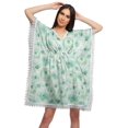 thumbnail image 1 of Moomaya Robe Courte de Caftan de Plage, Robe de Couverture Imprimée, Kaftan pour Femmes, Tenue de Plage, Couverture, 1 of 4