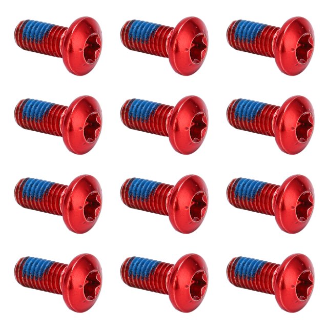 M5x10mm , Alloy Steel Bike Disc Brake Rotor for Road Bicycles for Mountain Bikes Red,Green,Blue,Multicolor
