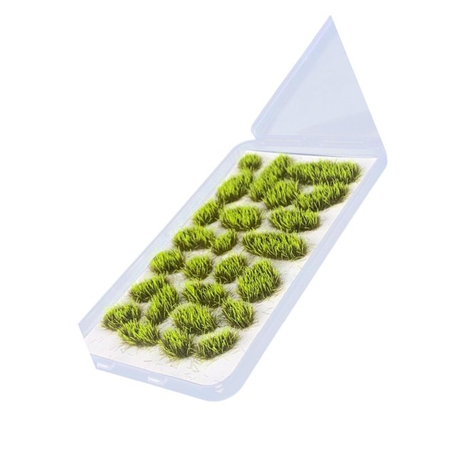 Wweixi 25x Simulation Cluster for Train Decor Accessory Scenery Yellow Green 6mm 1Set
