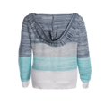 thumbnail image 3 of Women‘s Hooded Sweater Rib Knitted Long Sleeve Loose Fitting Pullover with Hood, 3 of 6