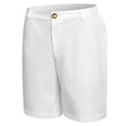 thumbnail image 5 of Mens Golf Dress Shorts 7 Inch Button Flat Front Loose Fitting Shorts Casual Elastic Waist Work Shorts with Pockets, 5 of 5