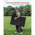 thumbnail image 4 of VEVOR 3x2ft Cornhole Set Portable Corn Hole Toss Game Board Wood 8 Bean Bag Carry Case, 4 of 9