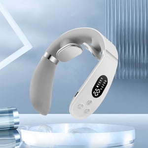 Dvkptbk Cervical Massager Led Display Neck Intelligent avec chaleur 8 Modes 16 Appareils portatifs pour la maison de cou de point de tissu