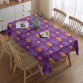 thumbnail image 4 of Happy Halloween Table Cloth Wrinkle Resistant Washable Tablecolths Table Covers Evil Pumpkin Ghost Rectangle Table Cover for Halloween Birthday Wedding Graduation, 4 of 5