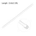 thumbnail image 2 of Unique Bargains Clear Rigid PVC Pipe 19/32'(15mm) ID x 5/8'(16mm) x 1.3ft 0.02' Wall Round Tube Tubing, 2 of 5