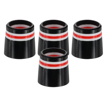Uxcell Golf Ferrules 0.370 Inch ID, 4 Pack Tapered Golf Club Ferrules Multi-Rings Iron Ferrule Rings, Red