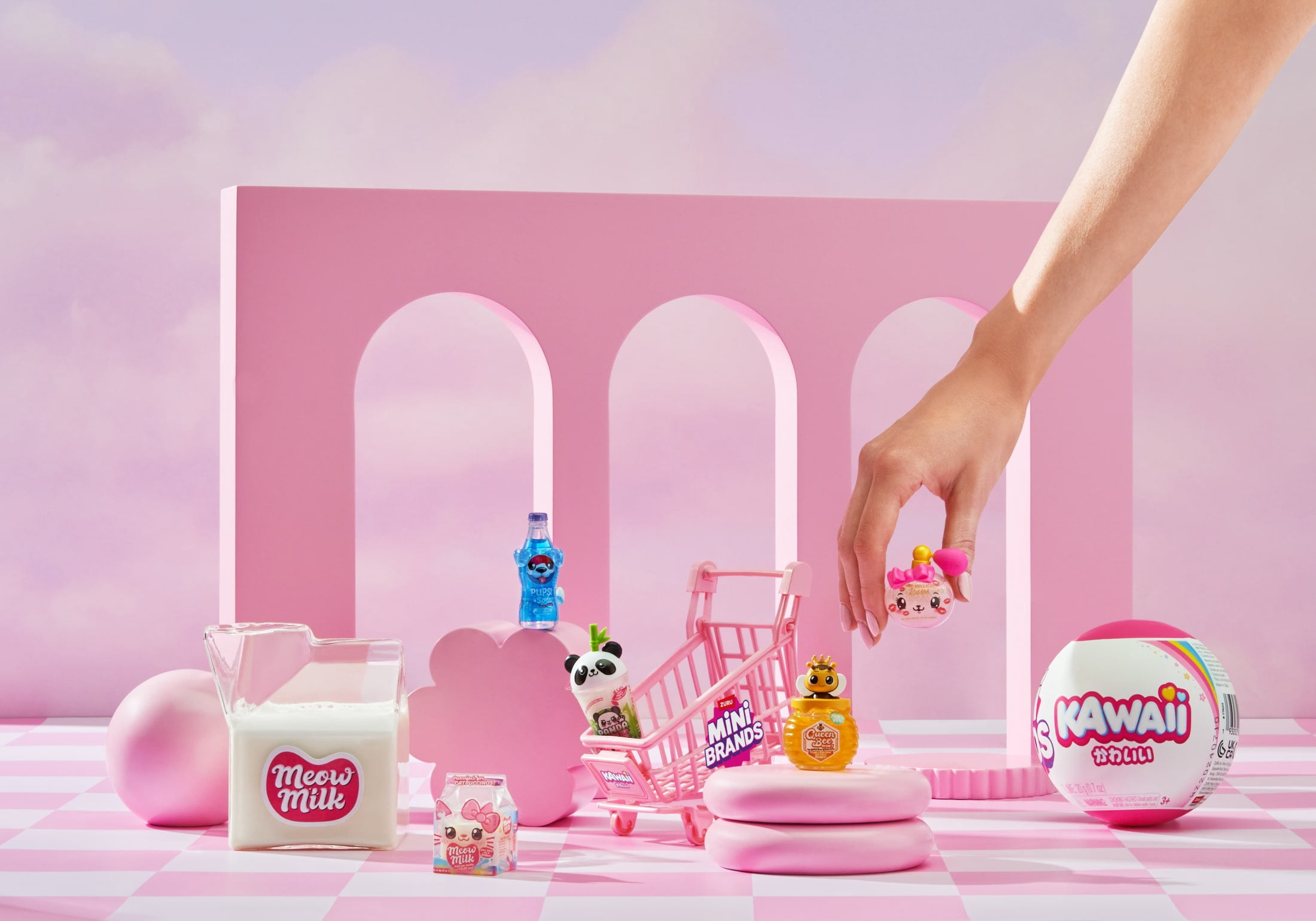 Mini Marques Kawaii Capsule par ZURU - Jouet à collectionner Surprise à déballer pour les enfants de 3 ans et plus