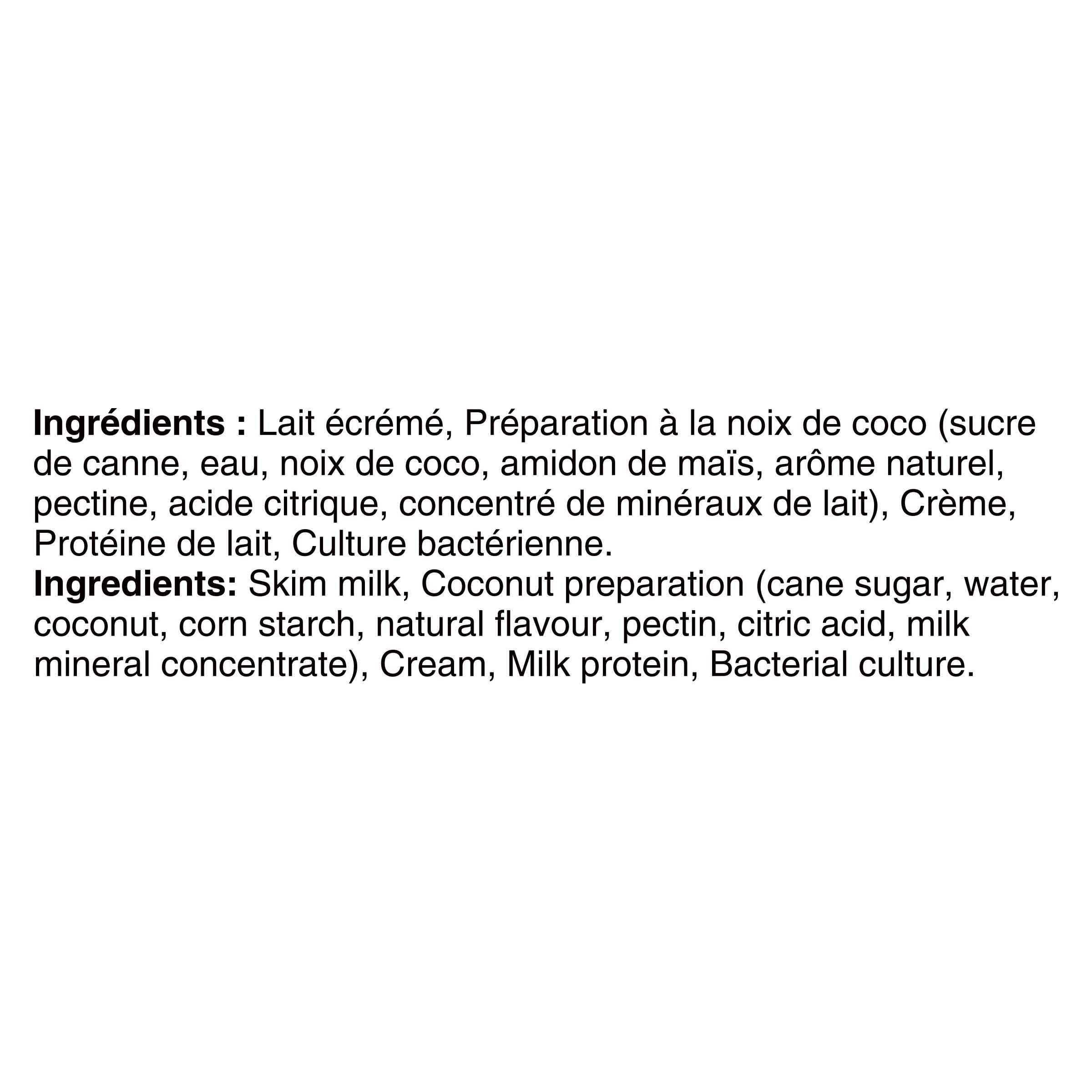 Liberte Grec Yogourt Noix De Coco, 750Gr