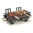 thumbnail image 2 of 157 sq. in. Table Top Cast Iron Hibachi Charcoal Barbecue, 2 of 2