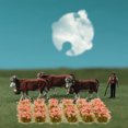 thumbnail image 2 of MasteelfCA 1 Box of Simulated Static Grass Tufts Model Fake Grass Cluster Irregular Grass Cluster DIY Sand Table Ornament, 2 of 8